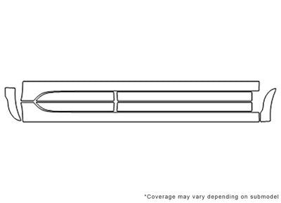 golf 3M Clear Bra Door Cup Precut PPF Diagram