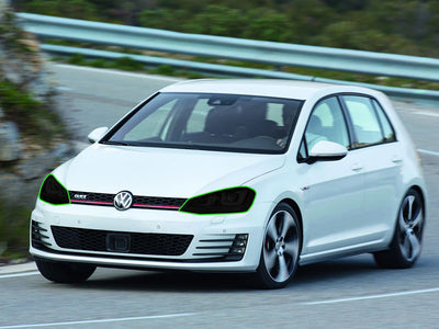 volkswagen golf 2010-2014 Headlight Tint Location
