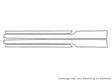 golf 3M Clear Bra Door Cup Precut PPF Diagram