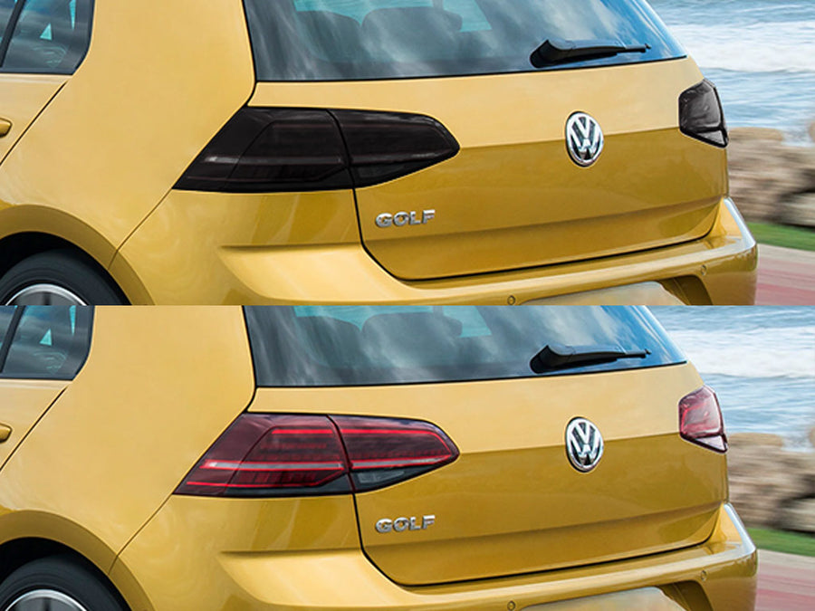 golf Before and After Smoked Taillights