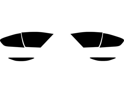 golf Precut Tail Light Tint Diagram