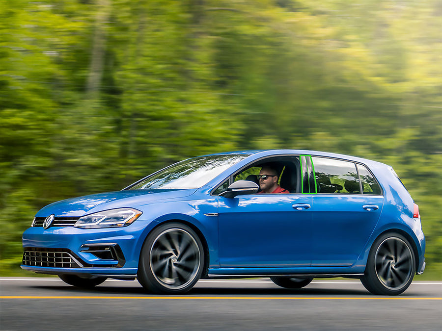 volkswagen golf 2015-2023 (4 door) Pillar Post Trim Installation Location