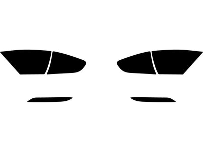 golf Precut Tail Light Tint Diagram