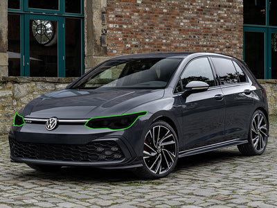 volkswagen golf 2018-2021 Headlight Tint Location