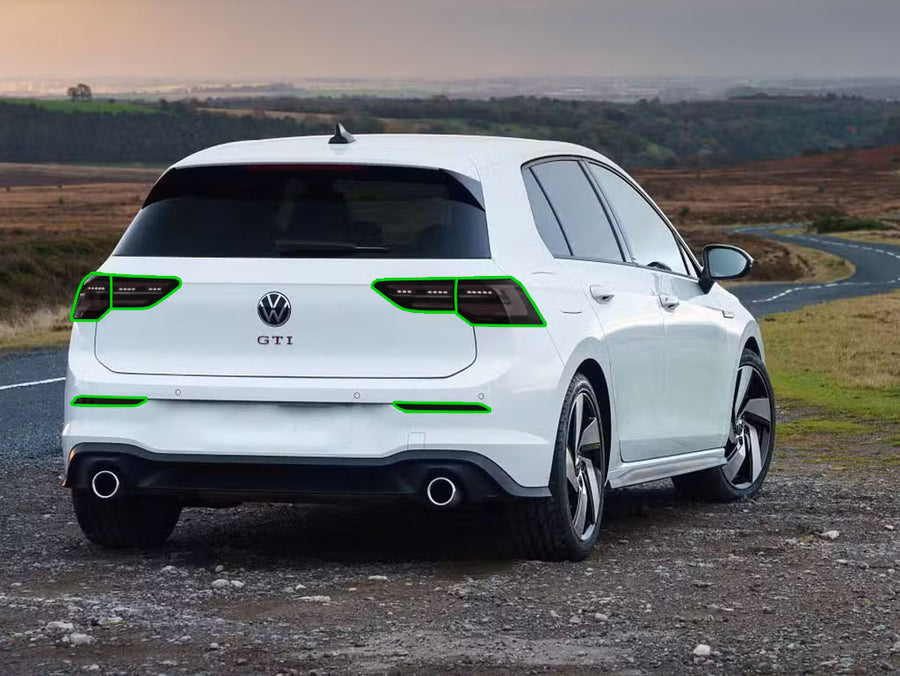 golf Tail Light Tint Installation Points