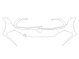 golf 3M Clear Bra Bumper Precut PPF Diagram
