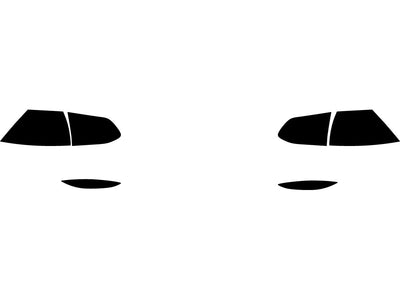 golf (alltrack / sportwagen) Precut Tail Light Tint Diagram