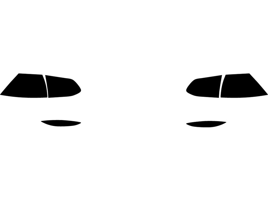 golf (alltrack / sportwagen) Precut Tail Light Tint Diagram