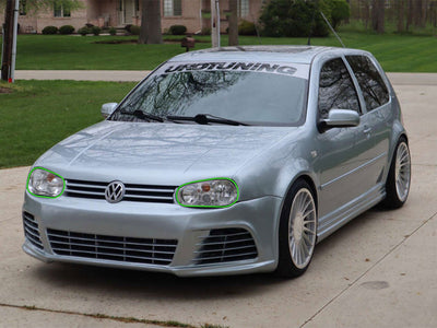 volkswagen gti 1999-2005 Headlight Protection Installation Location