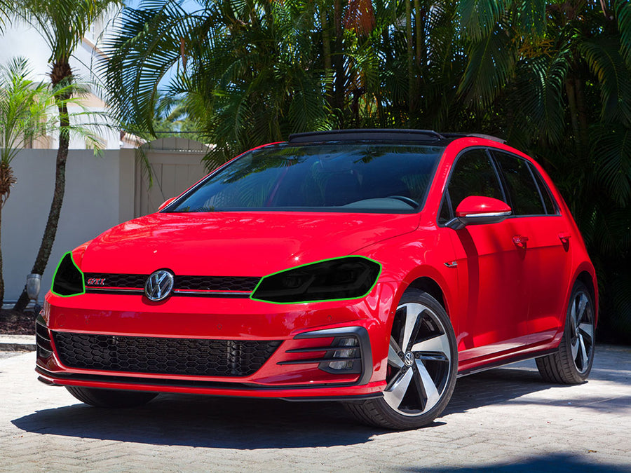volkswagen gti 2018-2020 Headlight Tint Location