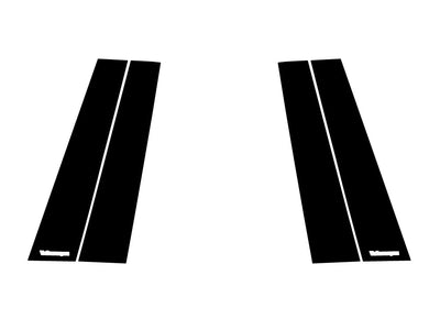 volkswagen gti 2015-2023 Camo Pillar Trim Diagram