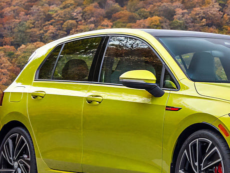 volkswagen gti 2015-2023 Brushed Aluminum Black Pillar Cover Diagram