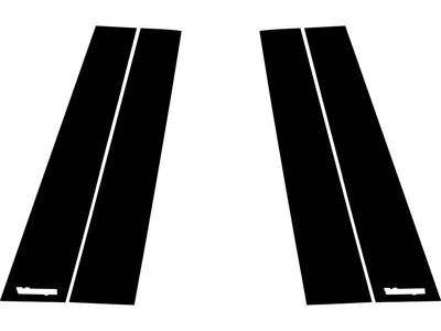volkswagen id.4 2021-2023 Gloss Black Pillar Trim