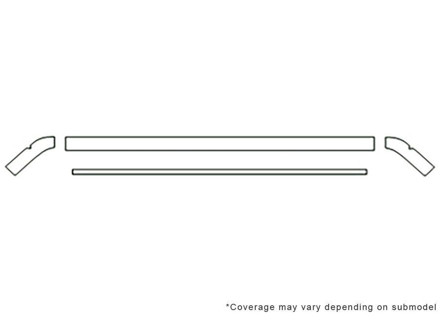 jetta Avery Dennison Clear Bra Hood Precut PPF Diagram