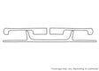 jetta 3M Clear Bra Bumper Precut PPF Diagram