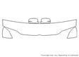 jetta 3M Clear Bra Hood Precut PPF Diagram