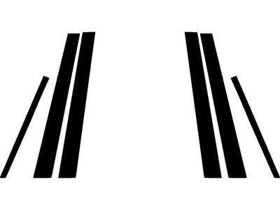 volkswagen jetta 1999-2005 Camo Pillar Trim Diagram