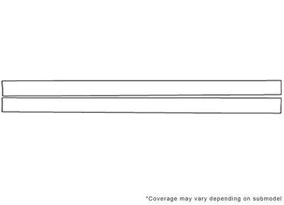jetta Avery Dennison Clear Bra Door Cup Precut PPF Diagram
