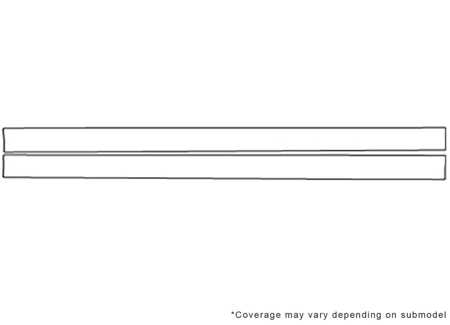 jetta Avery Dennison Clear Bra Door Cup Precut PPF Diagram