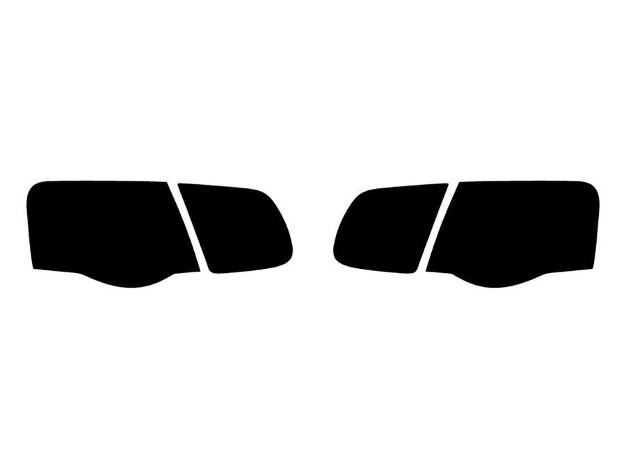 jetta (sedan) Precut Tail Light Tint Diagram