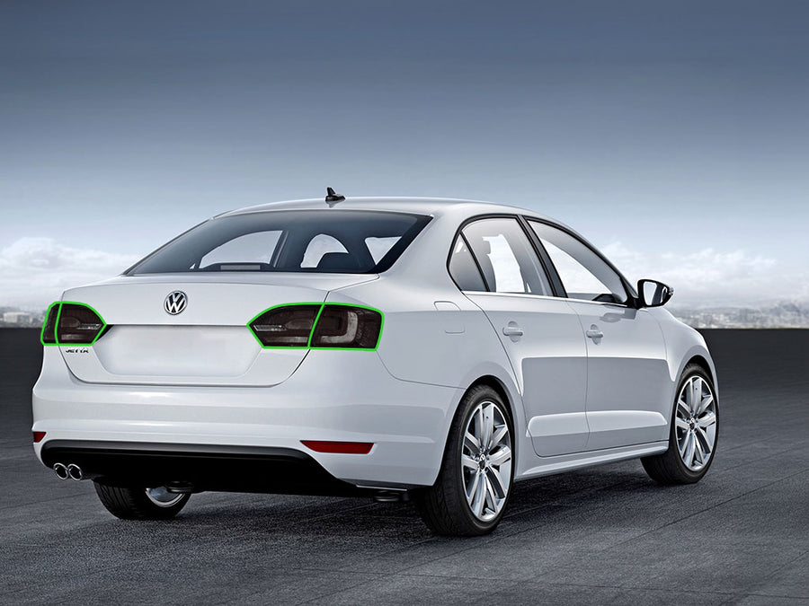 jetta (sedan) Tail Light Tint Installation Points