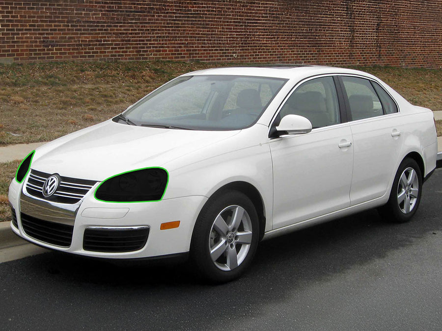 volkswagen jetta 2006-2010 Headlight Tint Location
