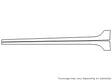 jetta 3M Clear Bra Door Cup Precut PPF Diagram