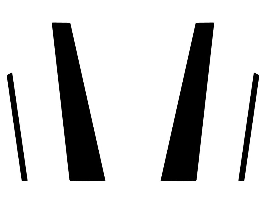 volkswagen jetta 2011-2018 (sedan) Camo Pillar Trim Diagram