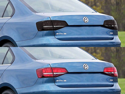 jetta (sedan) Before and After Smoked Taillights