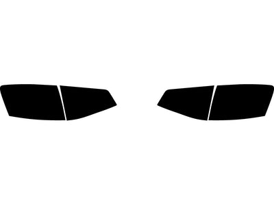 jetta (sedan) Precut Tail Light Tint Diagram