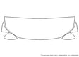 jetta Avery Dennison Clear Bra Hood Precut PPF Diagram