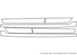jetta 3M Clear Bra Door Cup Precut PPF Diagram