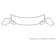 passat Avery Dennison Clear Bra Hood Precut PPF Diagram