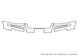 passat 3M Clear Bra Bumper Precut PPF Diagram