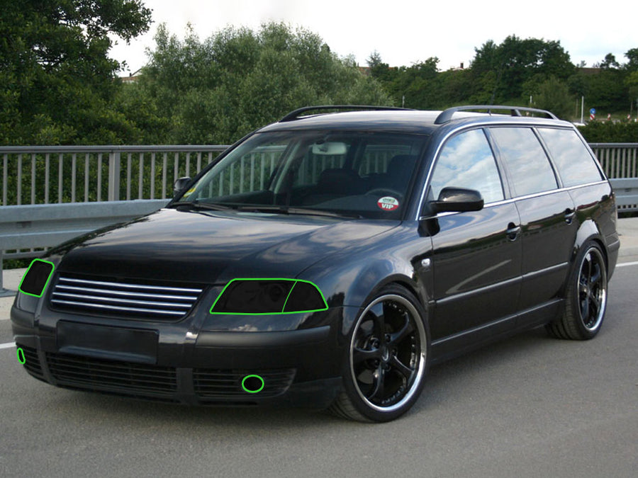 volkswagen passat 2001-2005 Headlight Tint Location