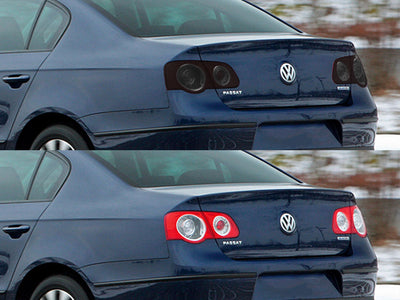 passat Before and After Smoked Taillights