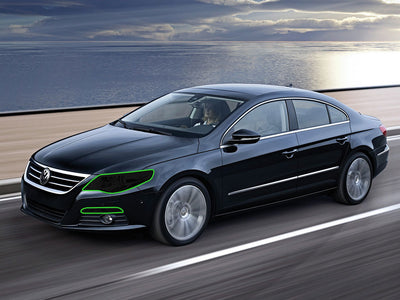 volkswagen passat 2006-2010 Headlight Tint Location