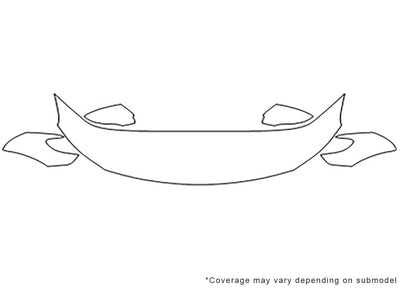 passat Avery Dennison Clear Bra Hood Precut PPF Diagram