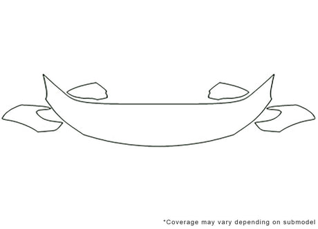 passat Avery Dennison Clear Bra Hood Precut PPF Diagram