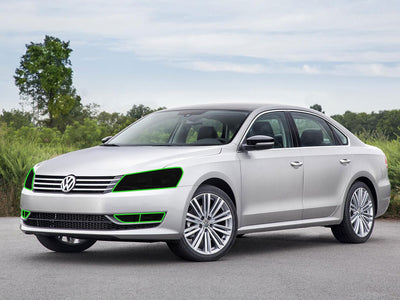 volkswagen passat 2012-2015 Headlight Tint Location