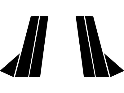 volkswagen passat 2012-2019 (sedan) Camo Pillar Trim Diagram