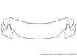 passat 3M Clear Bra Hood Precut PPF Diagram
