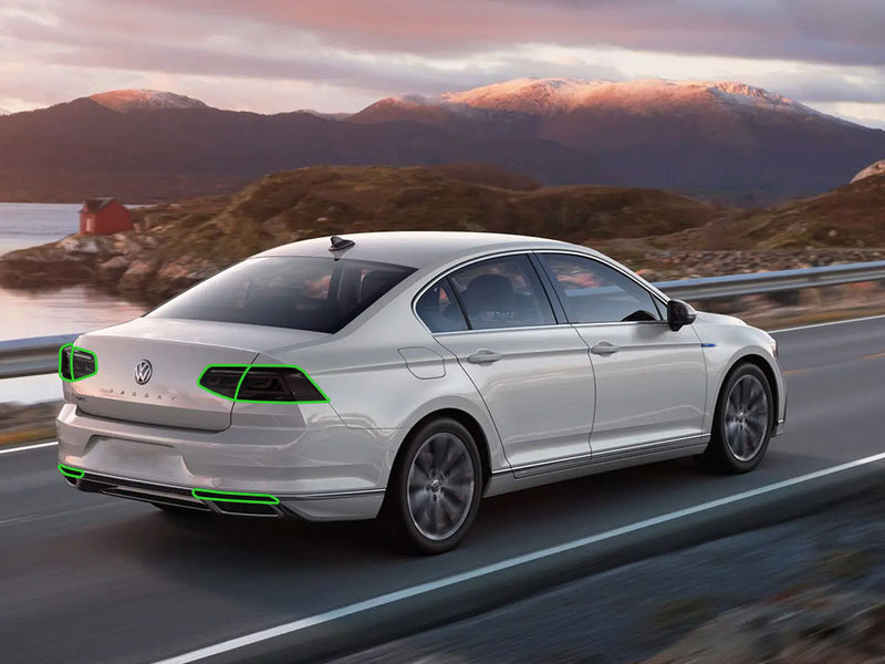 passat Tail Light Tint Installation Points