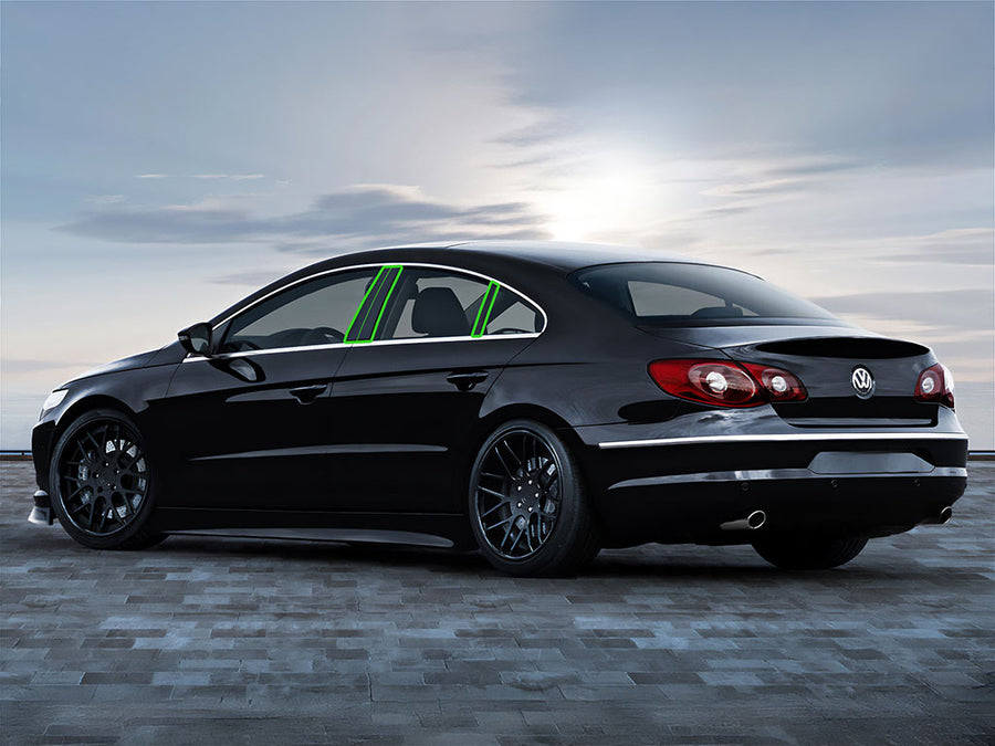 volkswagen cc 2009-2017 Pillar Post Trim Installation Location