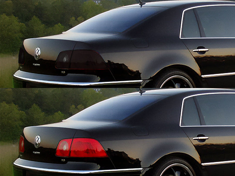 phaeton Before and After Smoked Taillights