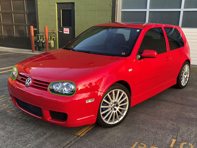 volkswagen r32 2004-2004 Headlight Protection Installation Location