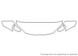 r32 3M Clear Bra Hood Precut PPF Diagram