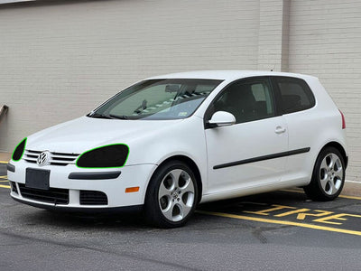 volkswagen rabbit 2006-2009 Headlight Tint Location
