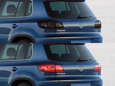 tiguan Before and After Smoked Taillights