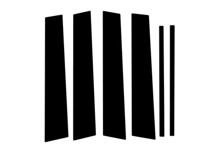 volkswagen tiguan 2009-2017 Carbon Fiber Pillar Trim Diagram